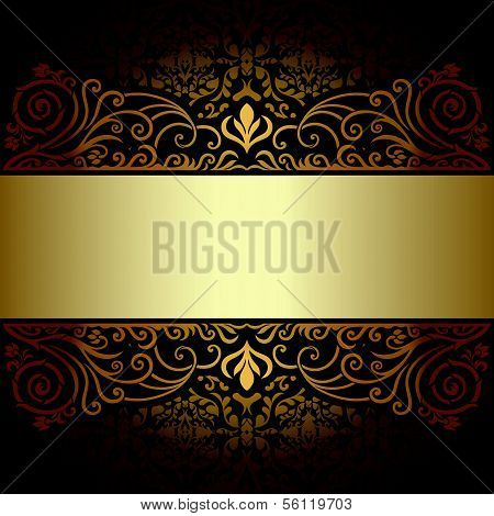 Ornate floral seamless texture, endless pattern with flowers.