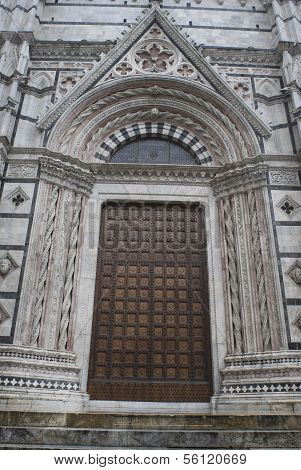 Door Of Siena Cathedral