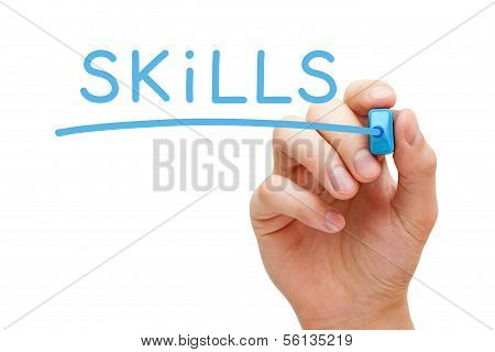 Skills Blue Marker