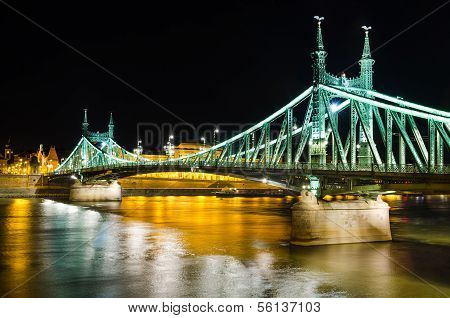 Szabadsag, Liberty Bridge In Budapest
