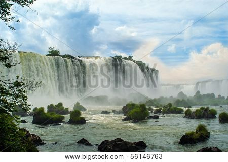Iguazu Waterfalls In Brazil