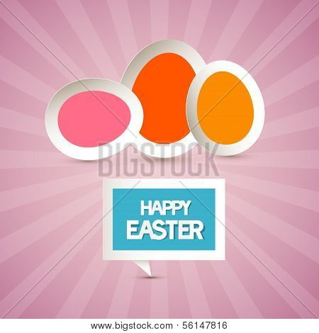 Abstract Vector Easter Eggs