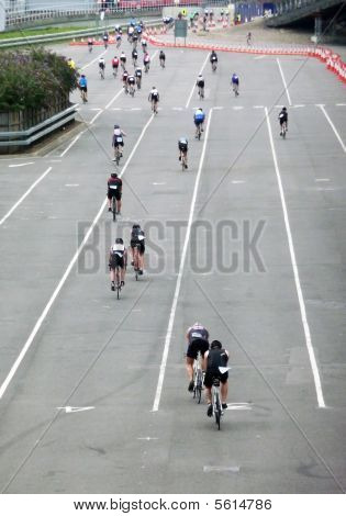 Radfahren am Mazda London Triathlon, 1. august 2009