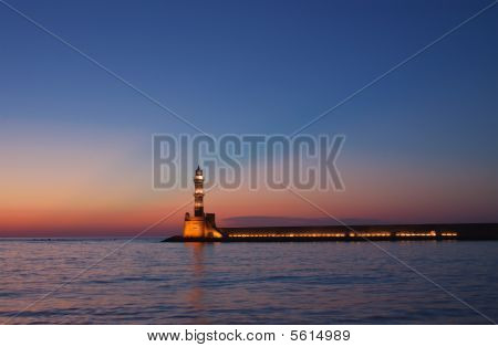 Hania Faro al tramonto