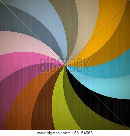 Retro Spiral Background