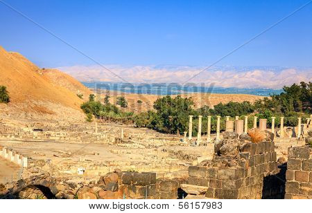 Ancient city of Beit She'an in Israel