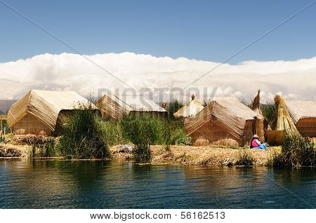 Titicaca Lake, Peru, Floating Islands Uros