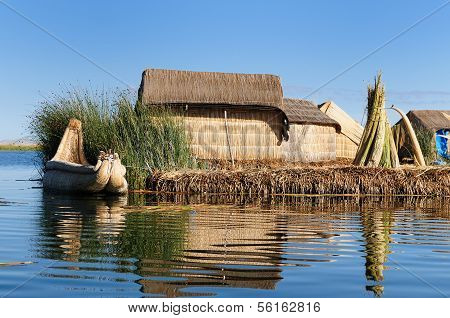 Titicaca Lake, Peru, Floating Islands Uros