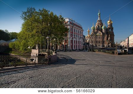 Church of Our Savior on Spilled Blood in Saint-Petersburg. Russia