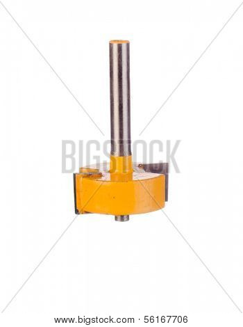 Rabbeting router Bit  isolated on a white background