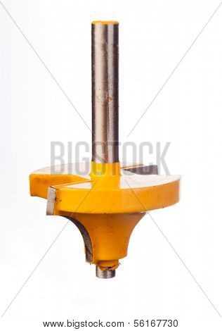 Rounding router Bit  isolated on a white background