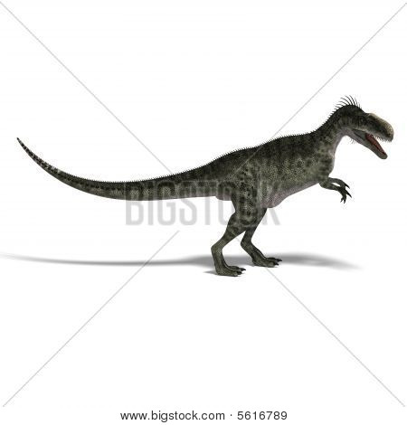 Dinozor Monolophosaurus