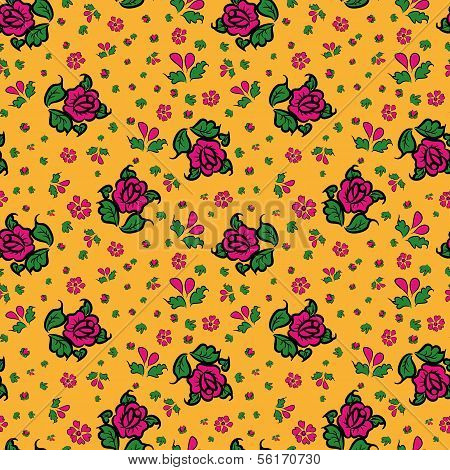 seamless russian style pattern