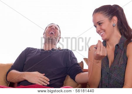 Couple In Laughter