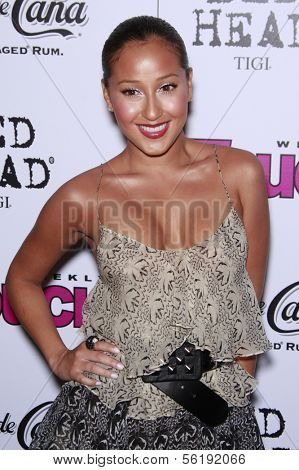 LOS ANGELES - SEP 7: Adrienne Bailon at the In Touch VMA Post Party held at the Chateau Marmont, Hollywood, California, California. September 7, 2008.  