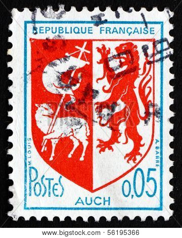 Postage Stamp France 1966 Arms Of Auch