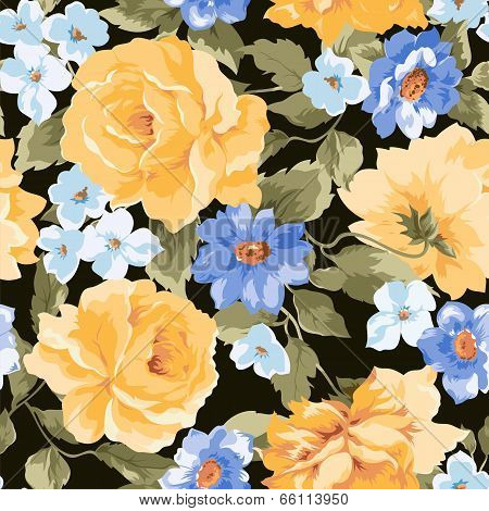 Beautiful Seamless Peony Pattern