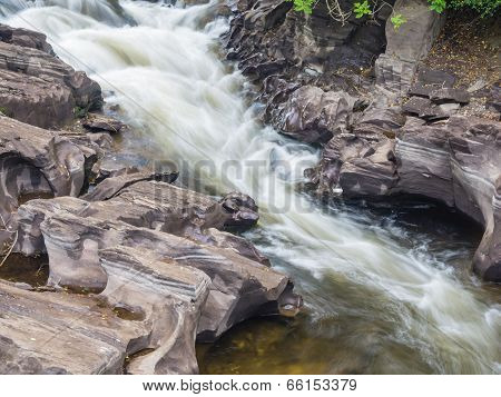 Fast flowing river