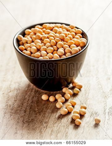 Soya Beans In A Bowl
