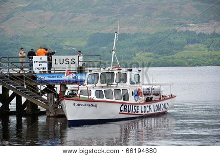 Boat cruise on Loch Lomond, Scotland, United Kingdom