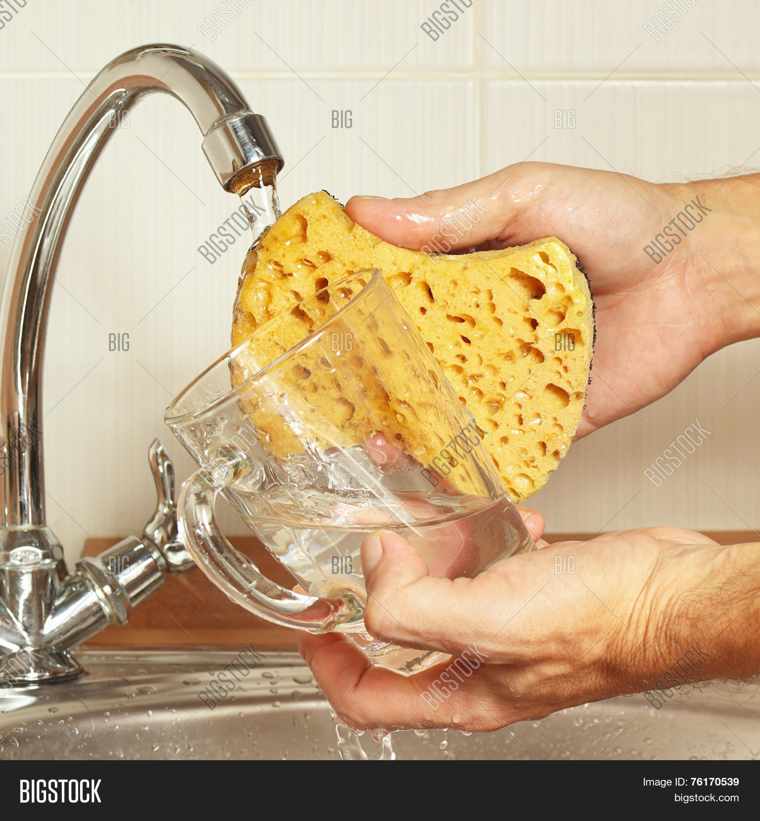 Hands Wash Glass Under Image & Photo (Free Trial) Bigstock