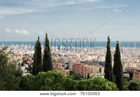 Beautiful iew of Barcelona