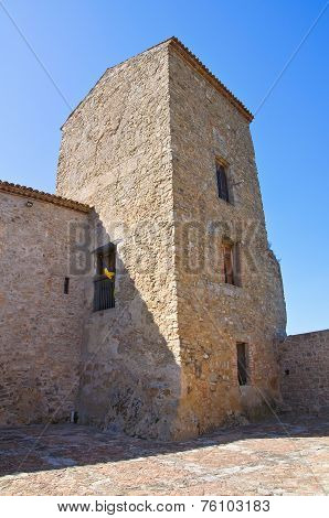 Swabian Castle of Oriolo. Calabria. Southern Italy.
