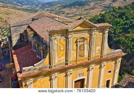 Mother Church of Oriolo. Calabria. Southern Italy.
