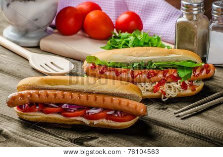 Variation On The Red Hot Dogs