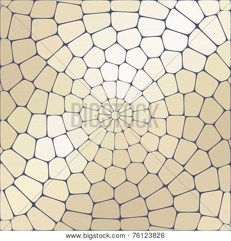 Abstract bright colored geometric background with an inner glow of colored lights