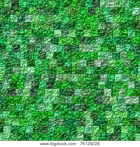 Green abstract glossy pattern