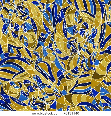 Abstract Seamless Ornamental Pattern