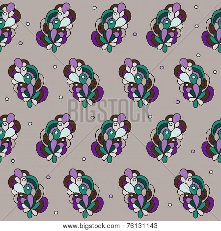 Abstract Seamless Ornamental Vector Pattern