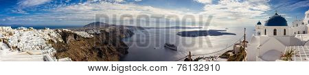 Panorama Of Santorini