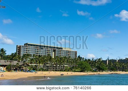 Beautiful View Of Nawiliwili, Kauai Island, Hawaii, Usa