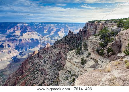Incredible Grand Canyon Sight In The Very Early Morning