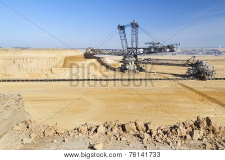 Giant Bucket Wheel Excavator