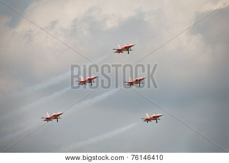 Patrouille Suisse F5 Aircraft Display Team