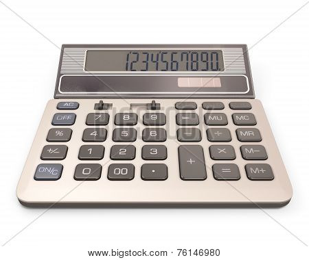 Calculator With Number On Display