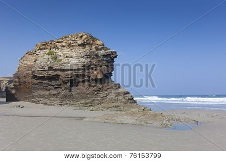 Beach Of The Cathedrals, Ribadeo, Lugo, Galicia, Spain