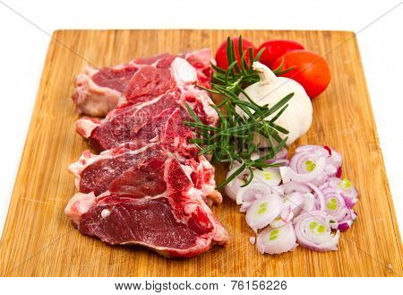 Cutlet Of Lamb With Vegetables