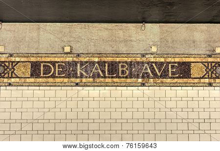 Dekalb Subway Station, New York
