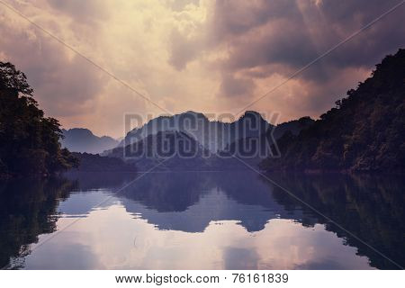 Serenity BaBe Lake in Vietnam
