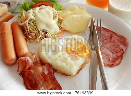 Breakfast set menu