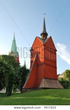 Stockholm. Den gamle trækirke