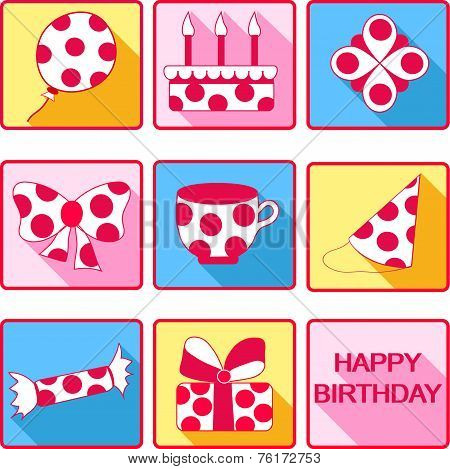 Happy Birthday Icons