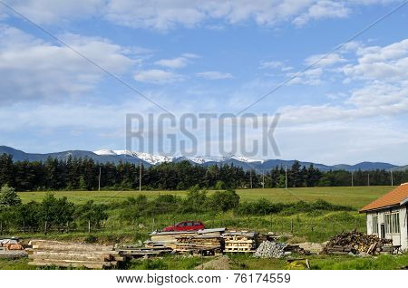 View to Rodopi mountain