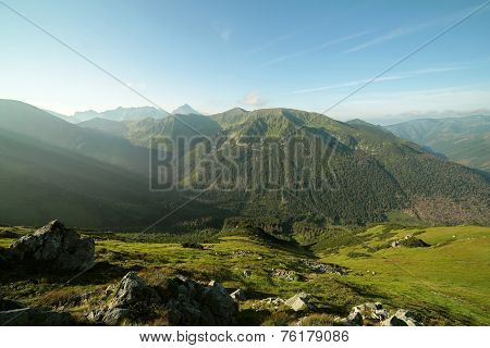 Tatra Mountains at dusk