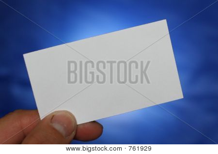tarjeta azul