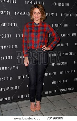LOS ANGELES - NOV 13:  Ali Fedotowsky at the Holiday Pet Portraits Kick-Off Event at the Beverly Center on November 13, 2014 in Beverly Hills, CA